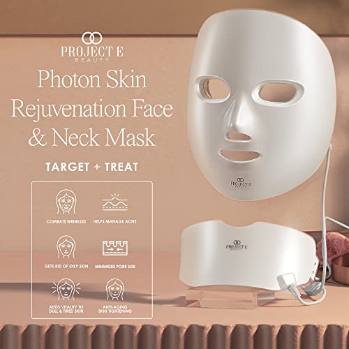 LED Face & Neck Mask for Anti-Aging and Acne