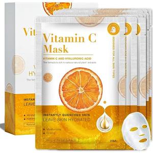Vitamin C & Hyaluronic Acid Face Mask Set