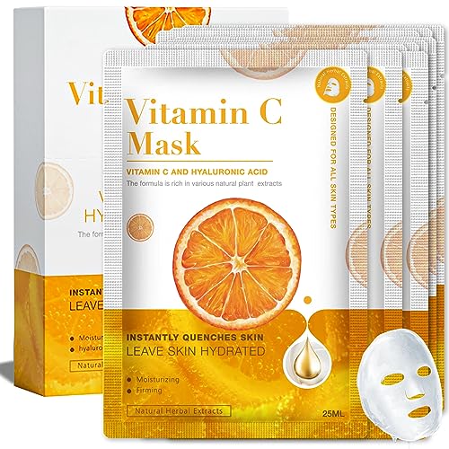 Vitamin C & Hyaluronic Acid Face Mask Set