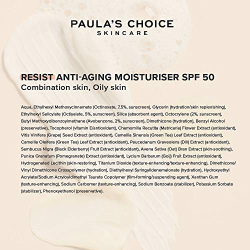 Paula's Choice RESIST SPF 50 Anti-Aging Moisturizer