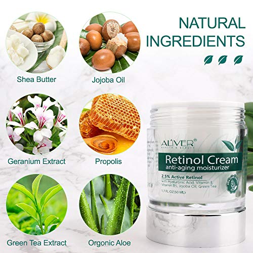 Retinol Night Cream with Hyaluronic Acid & Vitamins