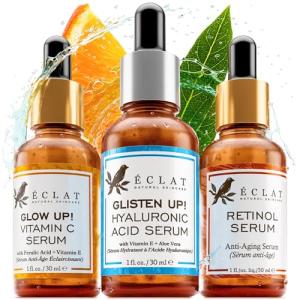 Eclat 3-Pack Face Serums for Youthful Skin