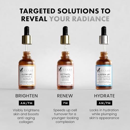 Eclat 3-Pack Face Serums for Youthful Skin