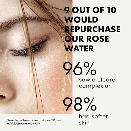 Pure Rose Water Toner - Alcohol Free, Vegan