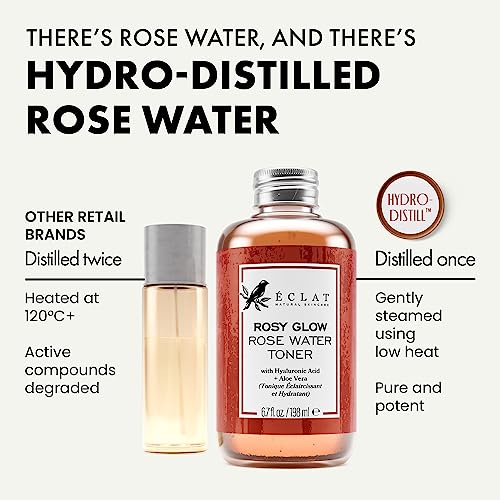 Pure Rose Water Toner - Alcohol Free, Vegan