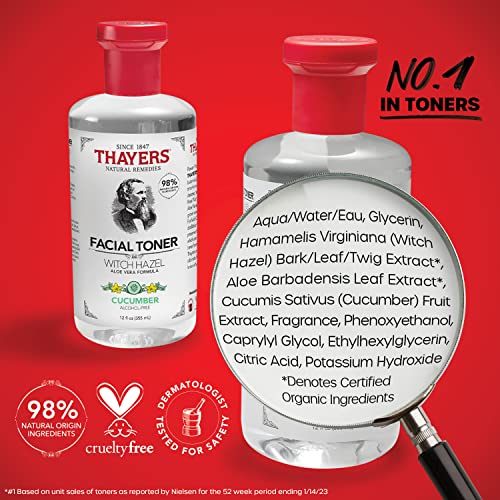 Thayers Witch Hazel Toner for Radiant Skin