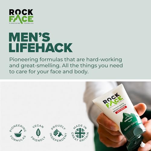 Rock Face Men's Fast-Absorbing Anti-Aging Moisturiser