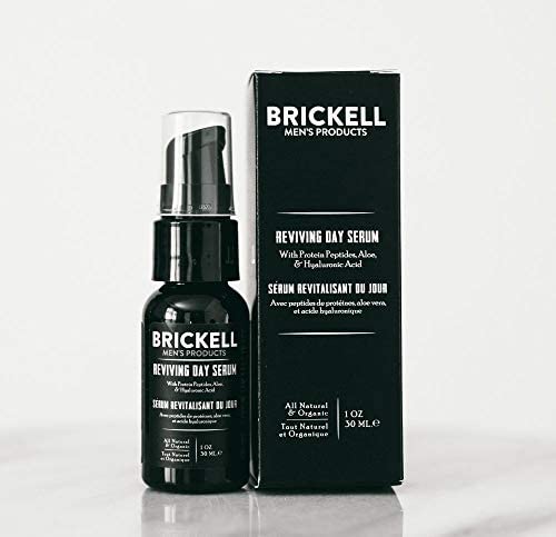 Brickell Men's Anti Aging Day Serum with Hyaluronic Acid