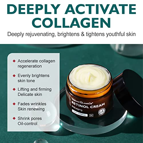 Retinol Face Cream for Anti-Aging and Moisturizing