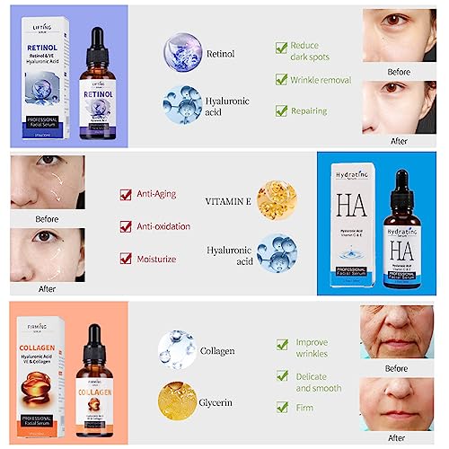 Age Defying 3 Pack Serum Set for All Skin