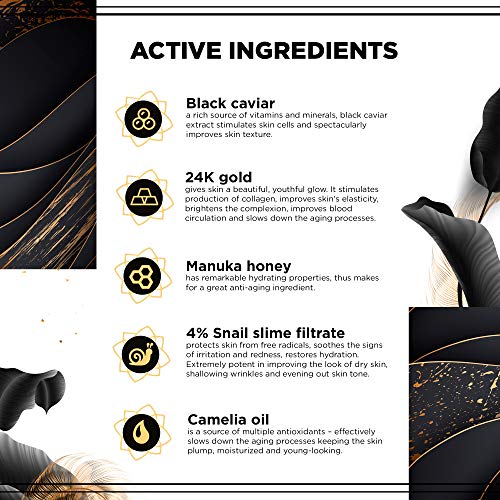 Eveline 24K Snail & Caviar Night Cream