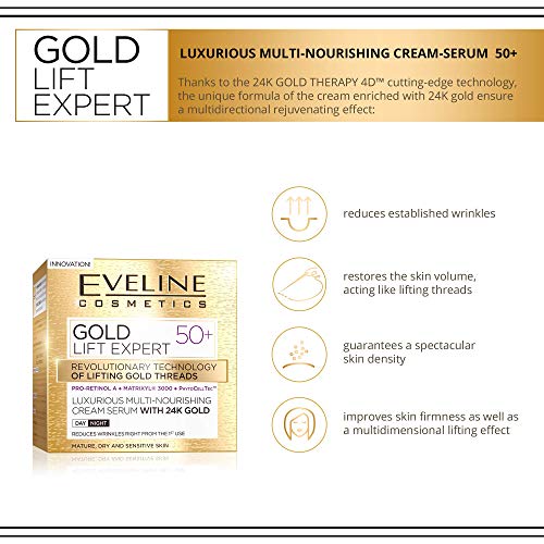 Eveline Gold Lift Anti-Aging Crème-Sérum 50 ml