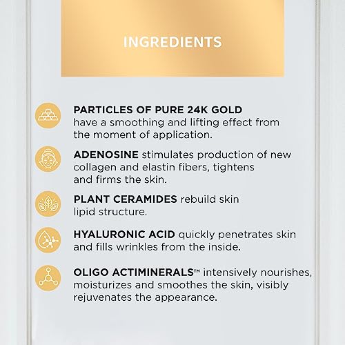 Gold Lift Expert Rejuvenating Cream Serum with 24k Gold