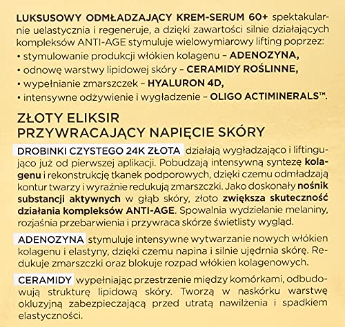 Gold Lift Expert Rejuvenating Cream Serum with 24k Gold