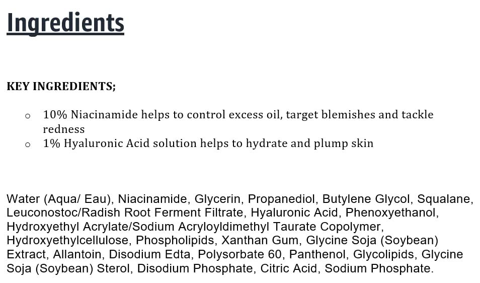 INKEY List Niacinamide Serum 30ml