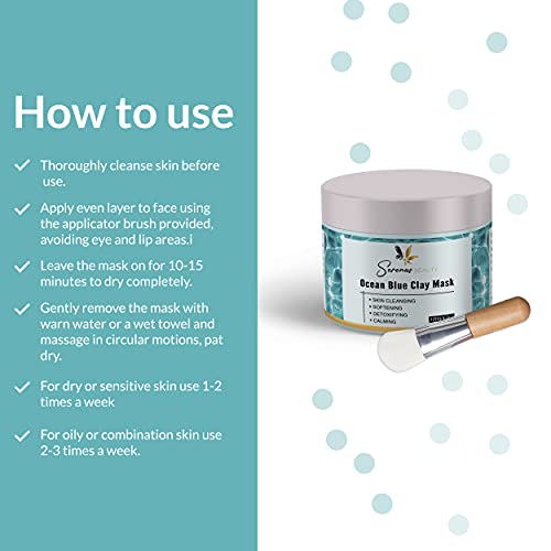 Serenus Beauty Ocean Blue Clay Mask 120g