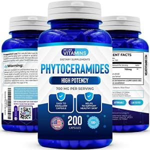 Phytoceramides 700mg - 200 Capsules Daily Supplement