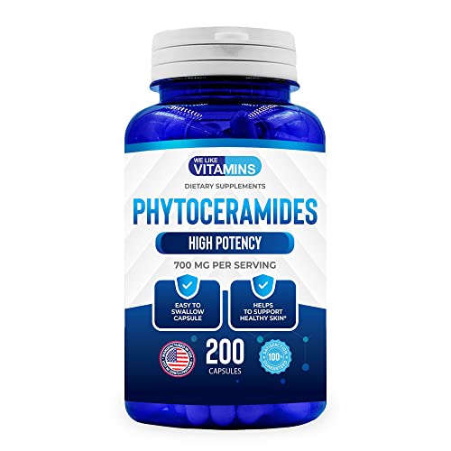 Phytoceramides 700mg - 200 Capsules Daily Supplement