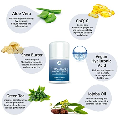 Vegan Anti-Aging Hyaluronic Night Cream 50ml