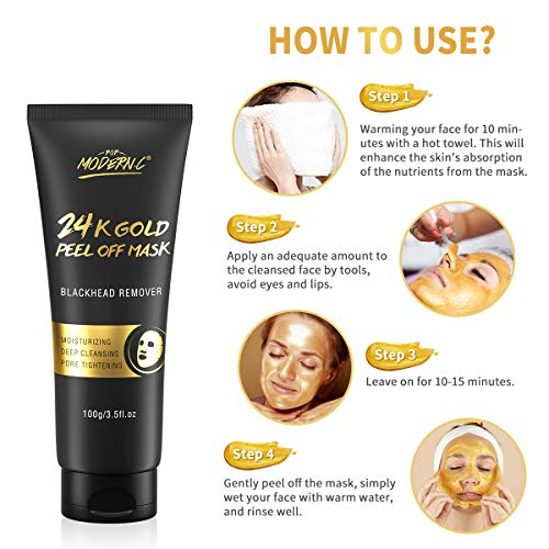 24K Gold Peel-Off Blackhead Remover Mask