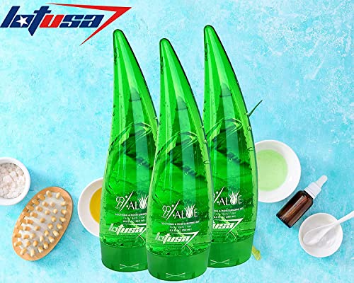 LotUSA Aloe Vera Gel for Face, Body, Hair