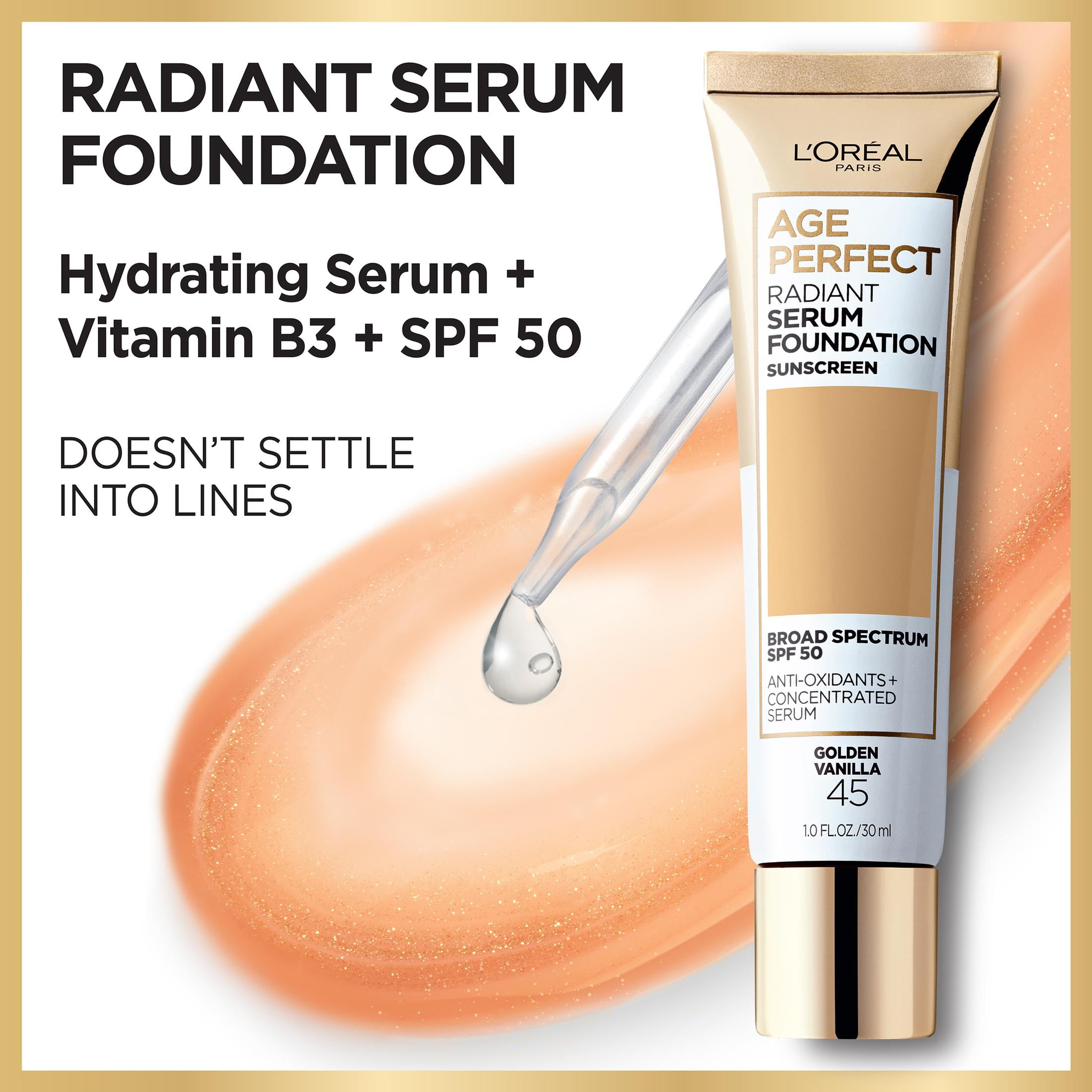 L'Oreal Age Perfect Radiant Serum Foundation, Ivory