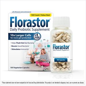Florastor Daily Probiotic for Healthy Aging 100 Caps