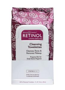 Retinol Anti-Aging Cleansing Towelettes for Fresh Skin