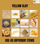 Natural Brazilian Yellow Clay Powder for Anti-Aging