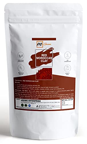 100% Natural Moroccan Red Clay for Anti-Aging