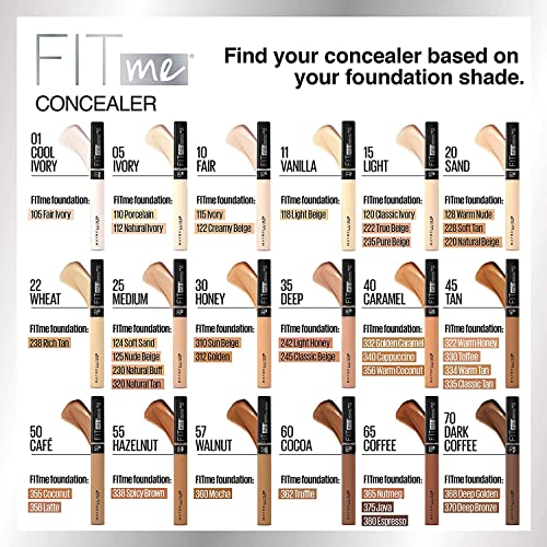 Maybelline Fit Me Natural Coverage Concealer - Light
