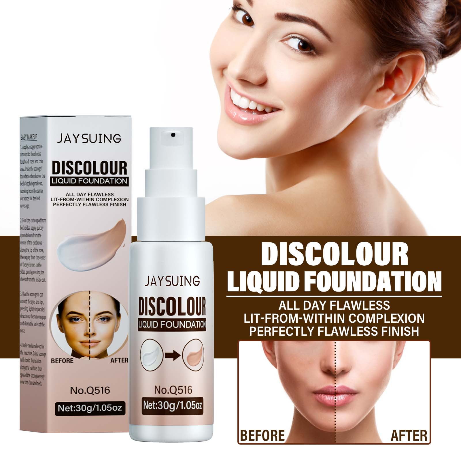 Age-Defying Creamy Liquid Foundation Makeup