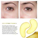 24K Gold Collagen Eye Masks for Dark Circles