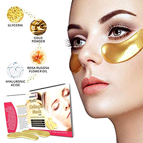24K Gold Collagen Eye Masks for Youthful Skin