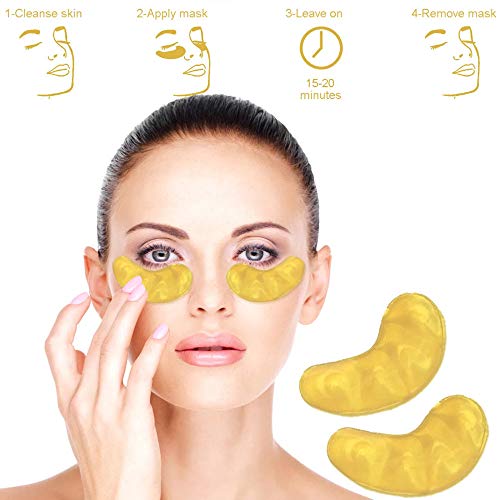 24K Gold Collagen Eye Masks for Youthful Skin