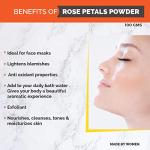 Natural Rose Petal Powder Face and Hair Mask