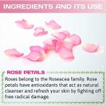 Natural Rose Petal Powder Face and Hair Mask