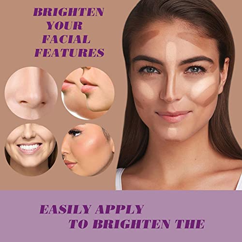 5-Piece Cream Contour and Highlighter Makeup Kit