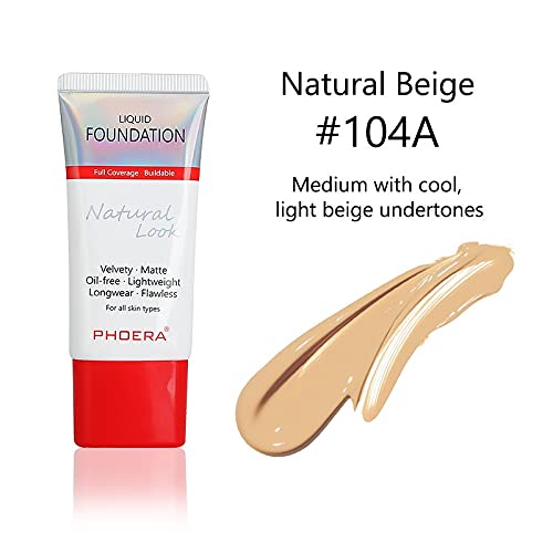 AQUAPURITY PHOERA Waterproof Matte Foundation 104A