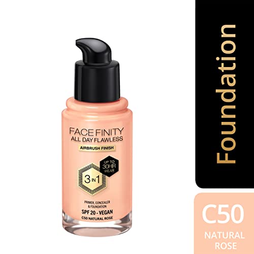 Max Factor Facefinity Flawless Foundation, C50 Natural Rose