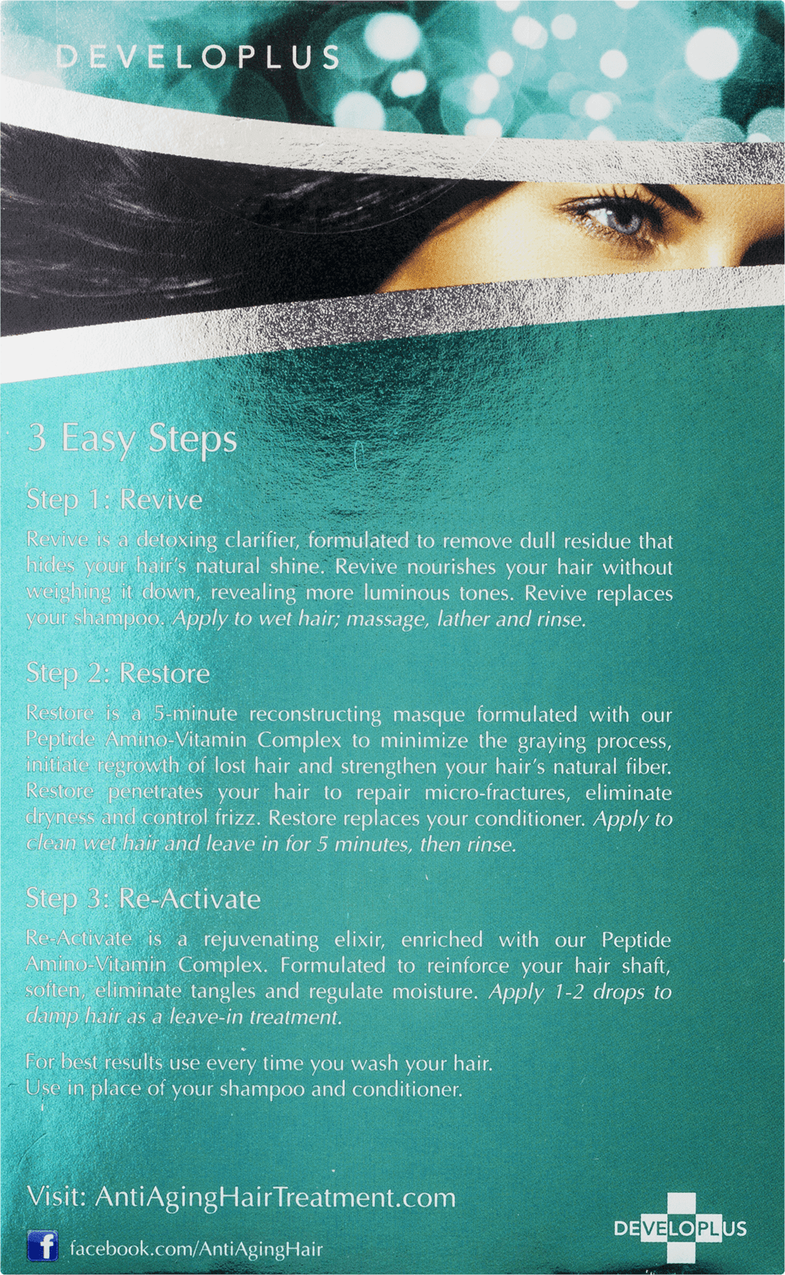 Developlus Anti-Aging Hair Treatment System