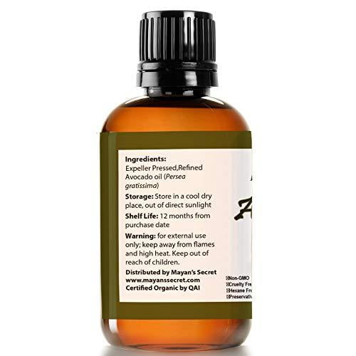 Mayan's Secret Organic Avocado Oil for Skin & Hair