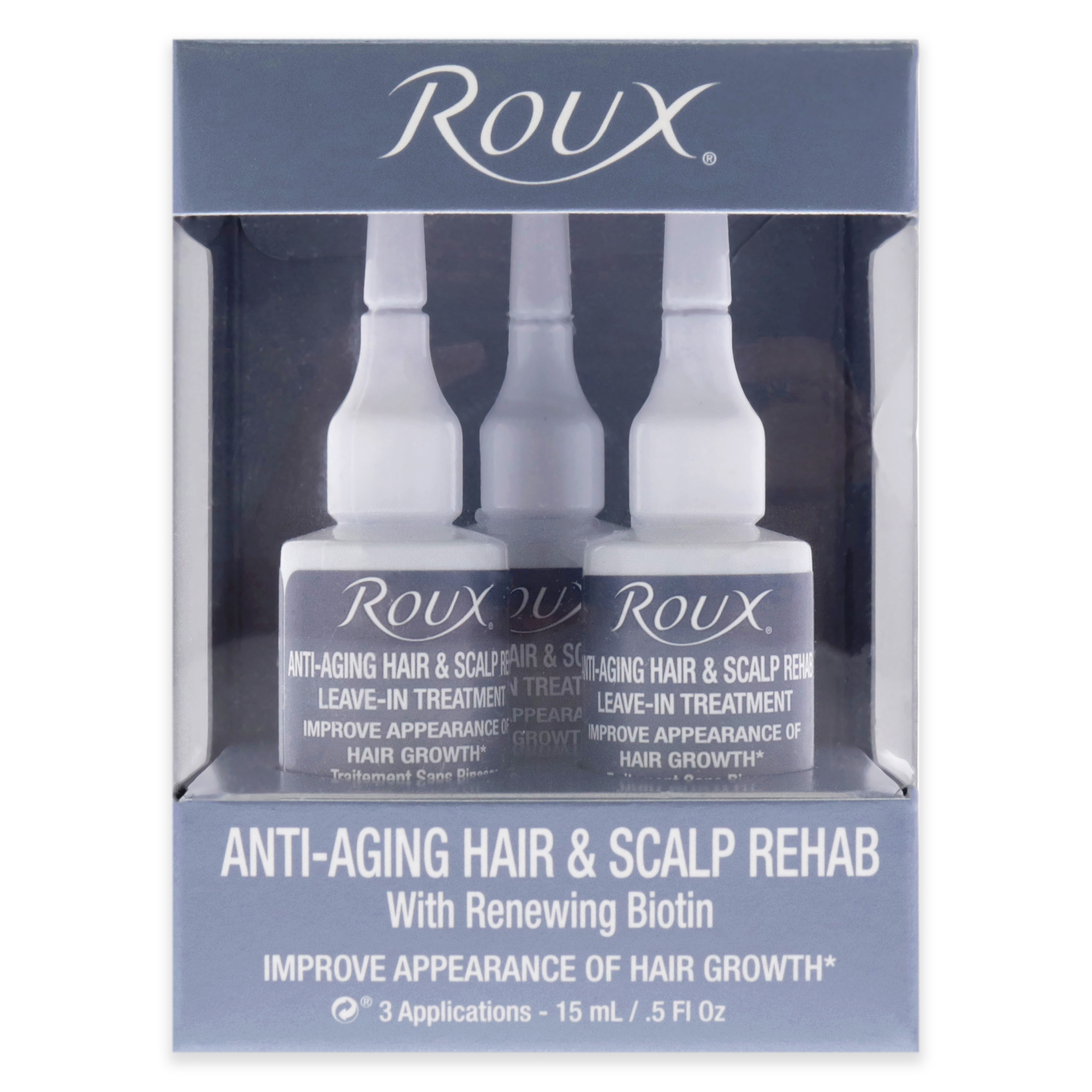 Roux Anti-Aging Hair and Scalp Treatment 3-Pack