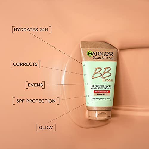 Garnier SkinActive BB Cream, Anti-Aging Tinted Moisturizer