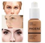 Phoera Matte Skin Foundation 102 with Sponges & Primer