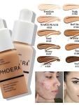 Phoera Matte Skin Foundation 102 with Sponges & Primer