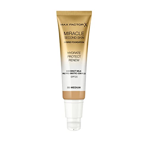 Max Factor Second Skin Foundation SPF 20, Medium