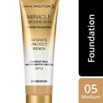 Max Factor Second Skin Foundation SPF 20, Medium