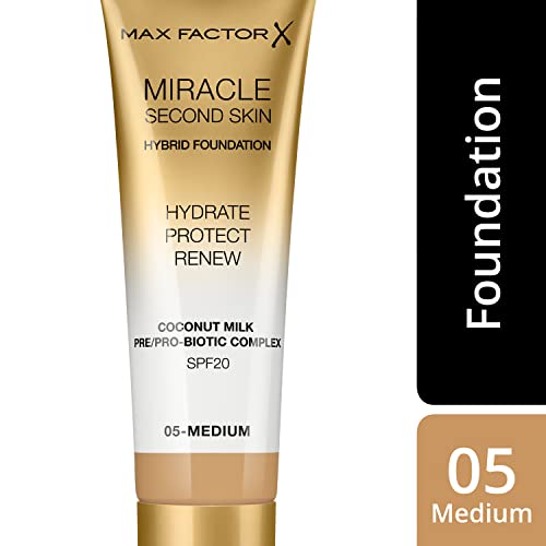 Max Factor Second Skin Foundation SPF 20, Medium