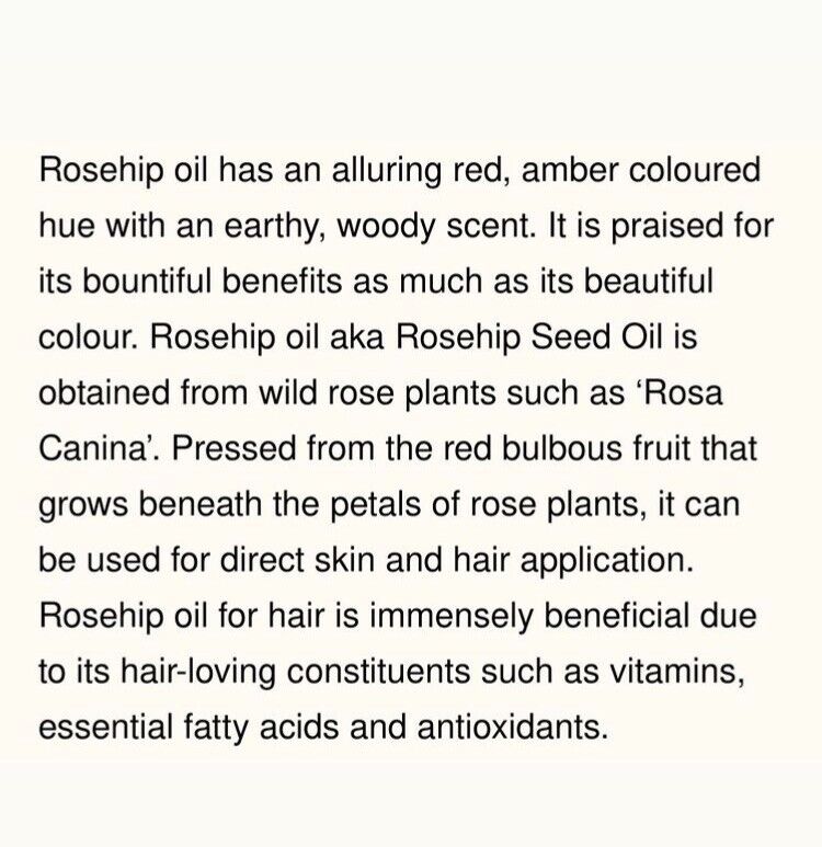 Organic Cold Pressed Rosehip Oil for Skin & Hair